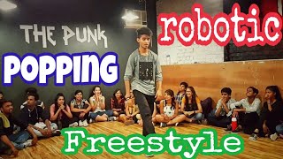 Dance Cover by Ankit Dancer  Robotic  Popping  Dubstep remix [upl. by Artie128]