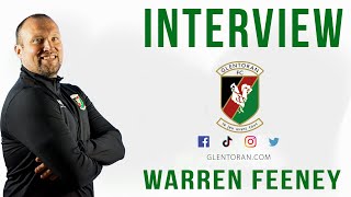 Post Match Interview  Glentoran vs Coleraine  Warren Feeney [upl. by Ylime]