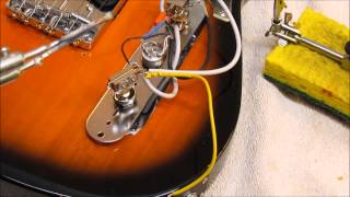 Fender Squire Affinity Telecaster Upgrades Kent Armstrong Pickup Solder in Switch [upl. by Munford]