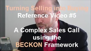 Turning Selling into Buying Sales Call with full BECKON captions [upl. by Woodall]