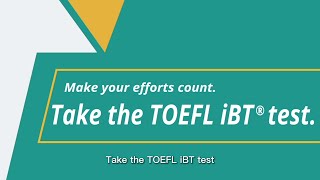 TOEFL Hong Kong Scholarship Make Your Efforts Count [upl. by Kalman894]