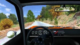 rFactor Simca Rallye 2 1300  Peyregrosse Rally SS Mod [upl. by Sheffield58]