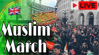 🇬🇧Thousand of Muslim Long March Central London Ashura Days July 2024 [upl. by Tami24]