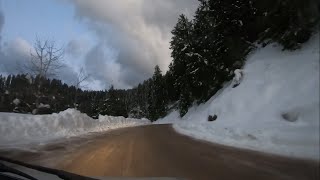 Winter Snowfall in Narkanda in Shimla  Himachal Pradesh India [upl. by Naillik]