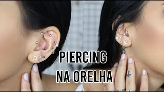 O QUE NÃO TE CONTAM SOBRE PIERCING NA ORELHA isatododia 11 [upl. by Tik]