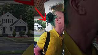 HalfColored Hair Man Tries to Break In 😱 doorbellcamera [upl. by Ashjian]