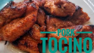 Homemade Pork Tocino recipe  Pwede pang Negosyo Try nyo to [upl. by Zelde752]