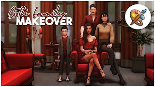 diving into the Goth family history  giving them a makeover│townie makeover [upl. by Haceber]