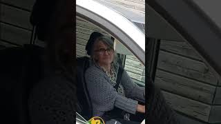 Racist Winnipeg karen trys to run over cyclist than gets confronted by the cyclist [upl. by Atinoj]