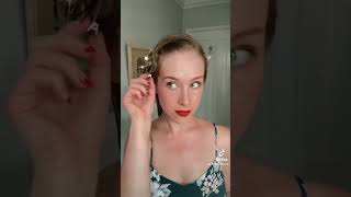 authentic 1940s hair curling technique vintagehair 1940shair pincurls [upl. by Paloma]