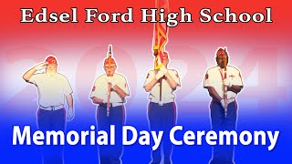 Edsel Ford 2024 Memorial Day Ceremony [upl. by Jahdal955]