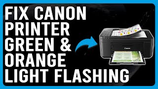 Canon Printer Green And Orange Light Flashing Excess Ink  Why It Happens And How To Fix It [upl. by Einner]