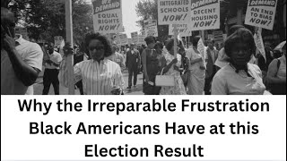 The Irreparable Frustration Black Americans Have at this 2024 Election Result [upl. by Anerrol]