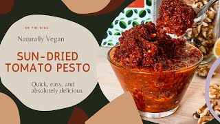 PESTO ROSSO SUNDRIED TOMATO PESTO [upl. by Janik]