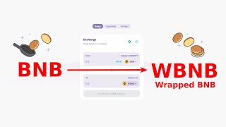 How to easily convert BNB to WBNB with PancakeSwap [upl. by Philina982]