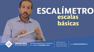 Uso del escalímetro 1 APRENDE A USAR EL ESCALÍMETRO EN UN MINUTO TIPOS DE ESCALA [upl. by Geesey]