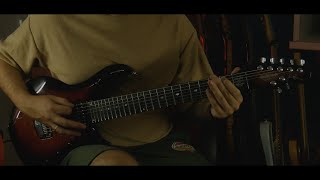 After The Burial  Deluge  Guitar Cover  Music Man Majesty 7 Tiger Eye [upl. by Dekeles]