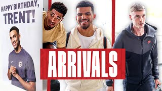 Jude Surprises Trent 🥳 Solanke Returns amp The Wolf Is Back  Arrivals  England [upl. by Anailuy]