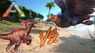 Argentavis vs Alpha Raptor  Ark Mobilr [upl. by Hedvige]