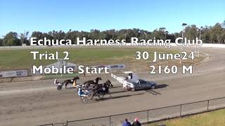 Echuca Harness Racing Club Trial 2 30June24 [upl. by Avik]