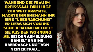 Während die Frau im Kreißsaal Drillinge zur Welt brachte machte ihr Ehemann ihr eine quotÜberraschung [upl. by Taveda185]