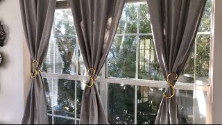 Curtain Tiebacks amp DIY tips homedecor sparklelove [upl. by Norrat]