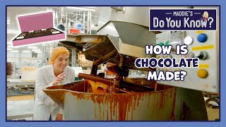 How is Chocolate made 🍫 Maddies Do You Know 👩 [upl. by Nickles]