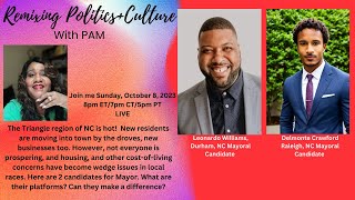 Mayoral Races in Two Red Hot Cities in NC Who is Up for the Challenge [upl. by Enirhtak]