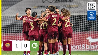 HIGHLIGHTS  AS Roma vs VfL Wolfsburg  UEFA Womens Champions League 202425 Deutsch [upl. by Suertemed]