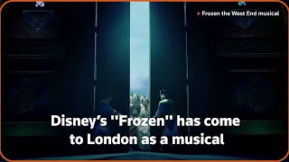 Frozen on stage  Disney movie musical comes to London West End [upl. by Eedrahc966]