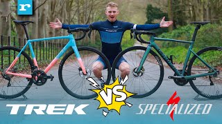 NEW 2023 Trek Emonda ALR vs Specialized Allez Sprint  Aluminium Road Bike Super Showdown [upl. by Schaeffer]