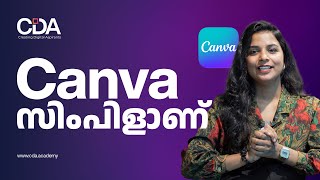 How to Make a Poster in Canva Malayalam StepbyStep Poster Design Tutorial Malayalam  CDA Academy [upl. by Wilmar]