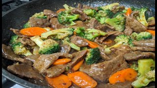 Carne Con BrocoliBrocoli BeefReceta Paso A Paso [upl. by Roda437]