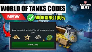 WOT BLITZ CODES 🆕 WORLD OF TANKS BLITZ CODES  WOT BLITZ CODES [upl. by Carola]