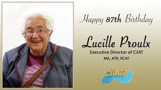 Lucilles Proulxs 87th Birthday Slideshow [upl. by Mastat]