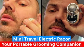 Wet  Dry Mini Travel Electronic USB Razor Review  Cordless Mini Shaver Portable Electric Shaver [upl. by Juxon]