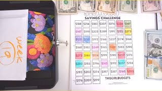 10K and 100 Envelope Savings Challenge Updates Cash Stuffing [upl. by Mccarthy557]