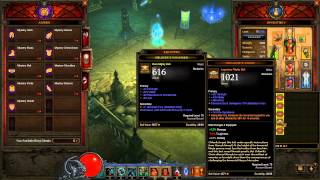 Diablo 3  Using 500 Blood Shards Getting Legendary Belt [upl. by Norrej572]