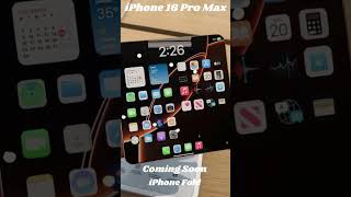 IPhone 16 Pro Max Fold First Look  The Features Of Foldable [upl. by Ocsirf530]