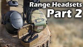 Range Hearing Protection Shootout  Caldwell Shadows  Peltor 300  Sordin ProX LED [upl. by Grindle]