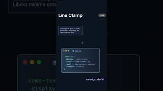 Line clamp in css css webdesign [upl. by Germaine64]