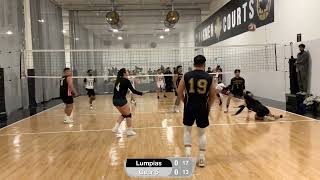 RiseUP CoEd Volleyball Semi Finals Lumpias vs Gear 5 [upl. by Atnoed158]