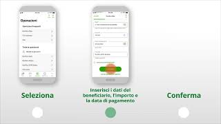 Bonifico  App Intesa Sanpaolo Mobile [upl. by Ellerd]