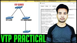 How to configure VTP in packet Tracer  VLAN Part 7  CCNA 2018 [upl. by Yraillih972]