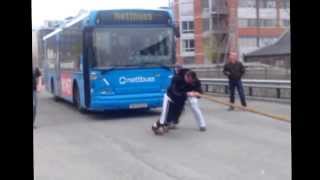 Strongman pulling a bus [upl. by Andrei]