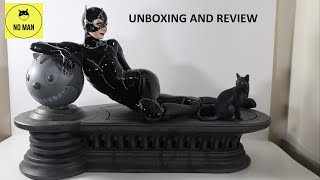 Statue Review amp Unboxing Tweeterhead Catwoman Maquette from Batman Returns 14 Scale [upl. by Atik]