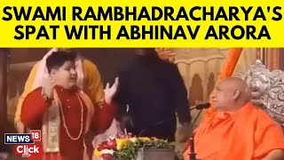 ‘Itna Murkh Ladka Hai’ Swami Rambhadracharya Slams 10 Years Old Baal Sant Baba Abhinav Arora [upl. by Moriarty839]