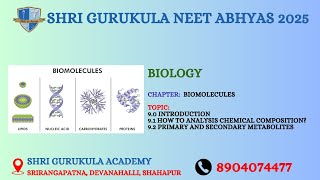 Day  30 in Biology Chapter BIOMOLECULES [upl. by Hansel]