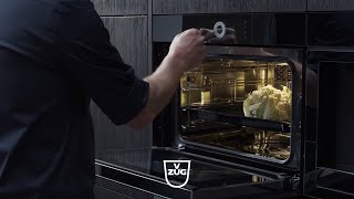 VZUG Steamer amp oven Using the timer function with delayed start [upl. by Eiramanna]