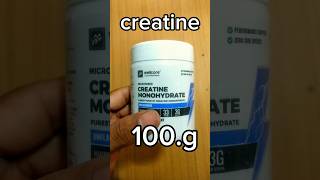 Wellcore Creatine Monohydrate Unboxing Review💪youtube viral fitness shorts home [upl. by Jalbert]